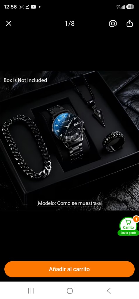Set De Reloj Para Caballero
