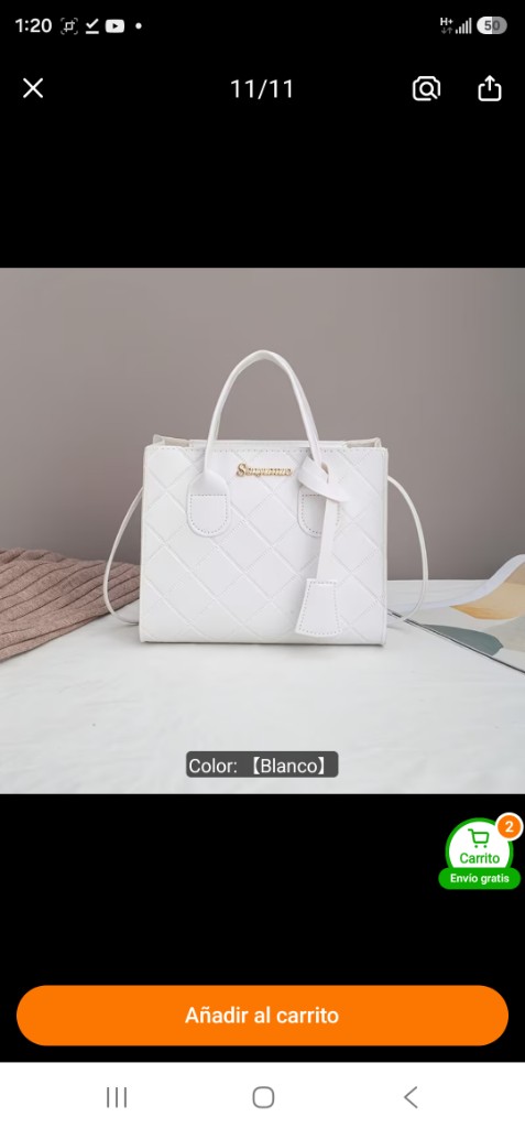 Bolso cuadrado acolchado con rombos o mini bolso tote con relieve geométrico.