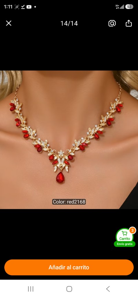 Collar de flores para dama