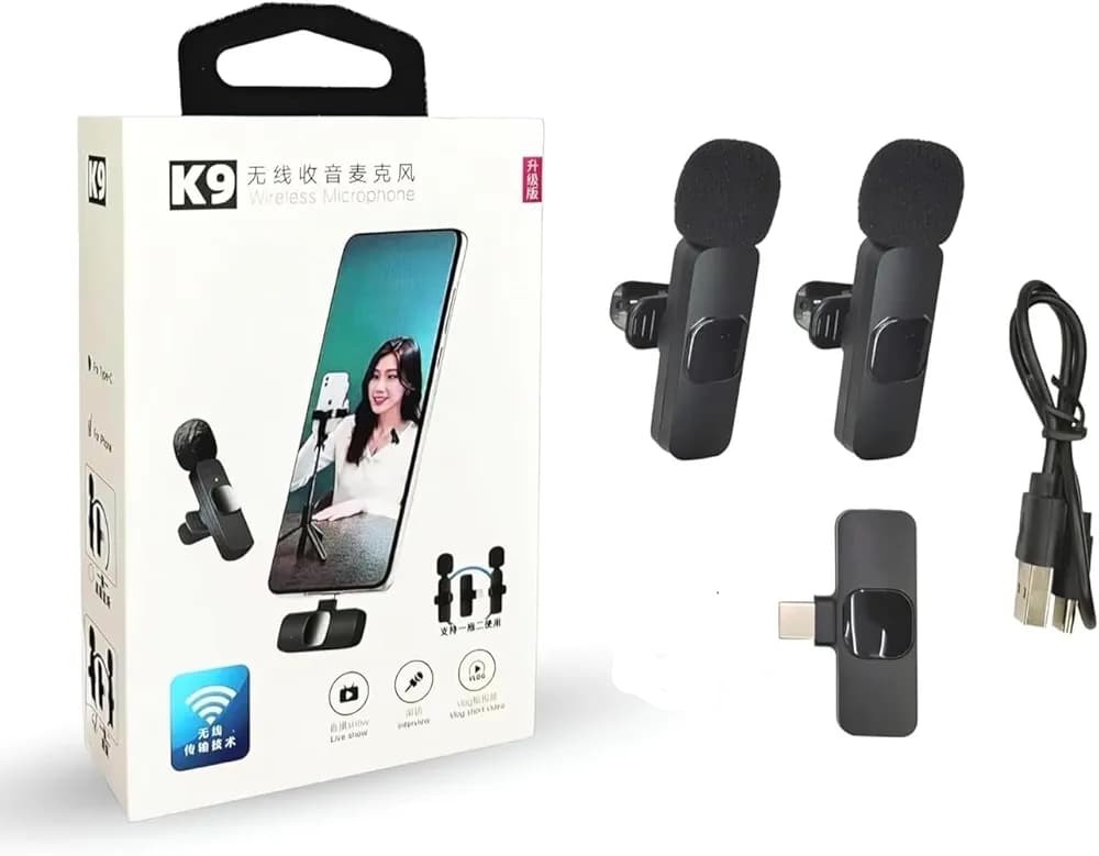 Microfono inalámbrico para celular 

K-9 Dual