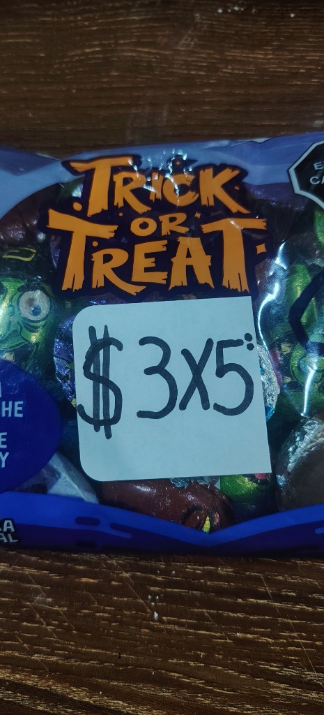 Huevos chocolate Halloween 3x5