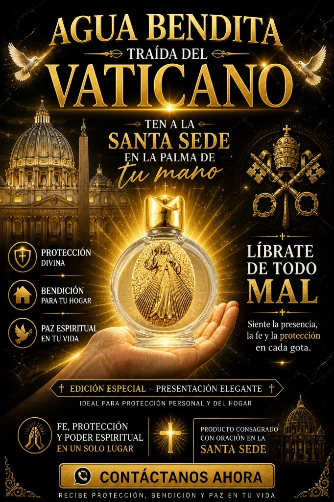 Agua bendita vaticano