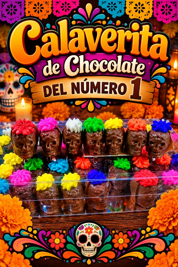 Calaverita de chocolate número 1