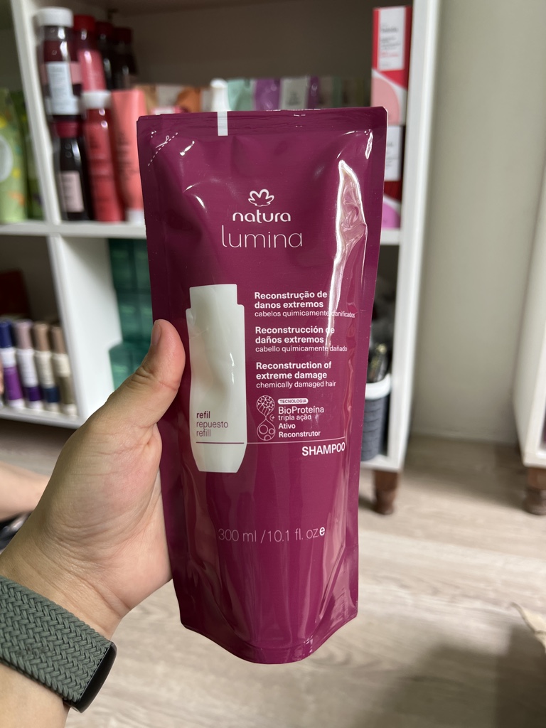 Repuesto lumina Shampoo reconstrucción de daños extremos