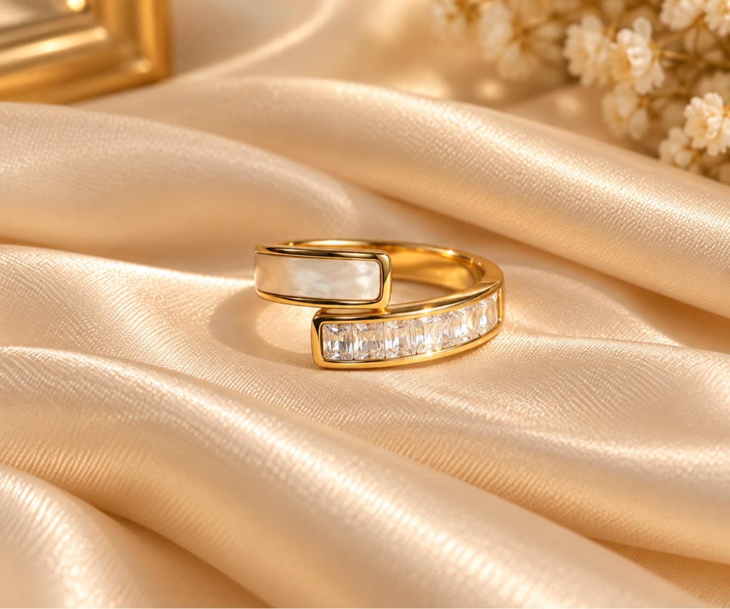 Anillo marmo perla