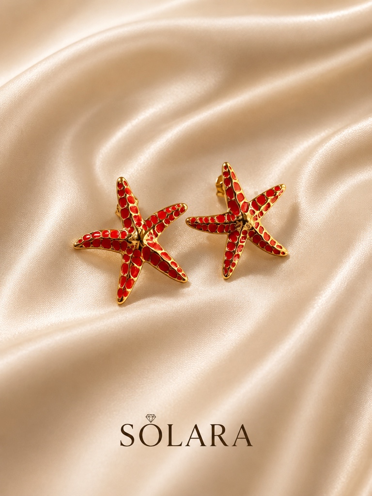 Aretes estrella de mar R