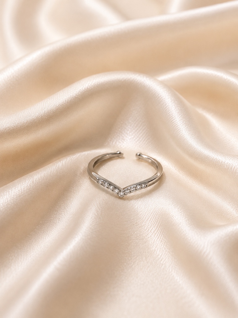 Anillo plata V