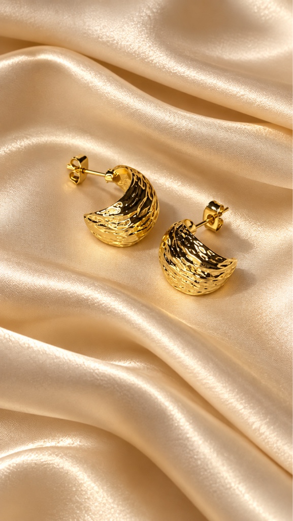 Aretes candogas vacías