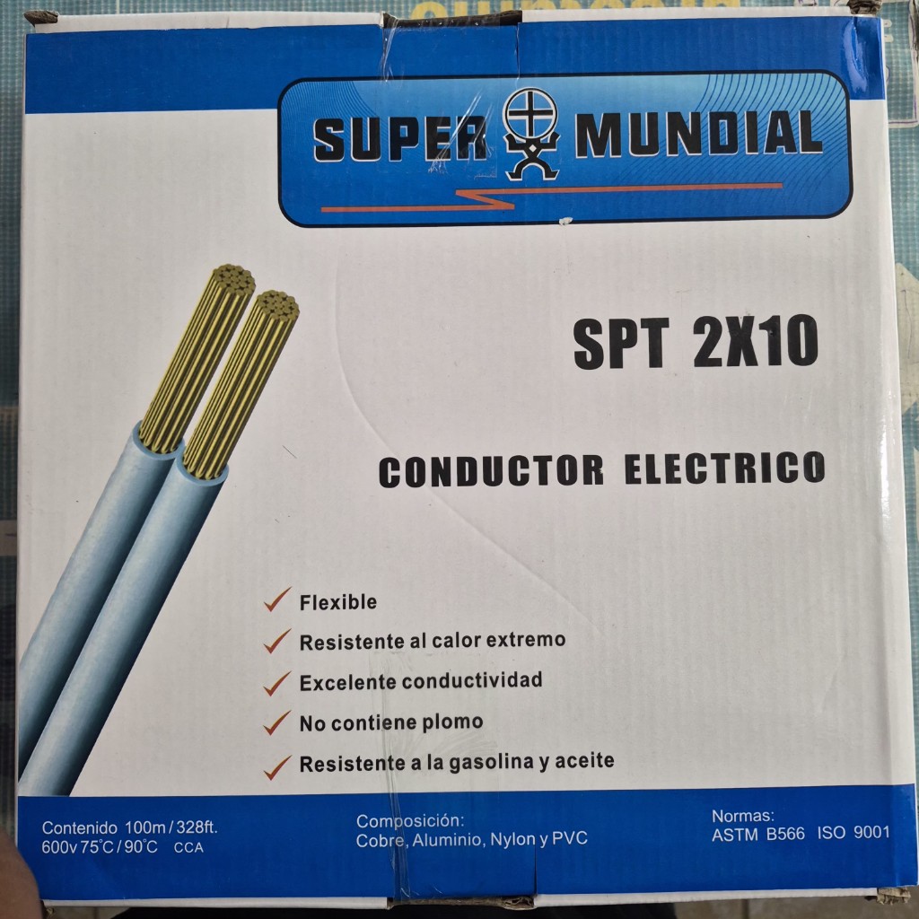 Cable paralelo #10 super mundial