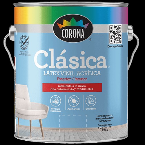 Pintura de agua Rojo fresa Clásica Corona