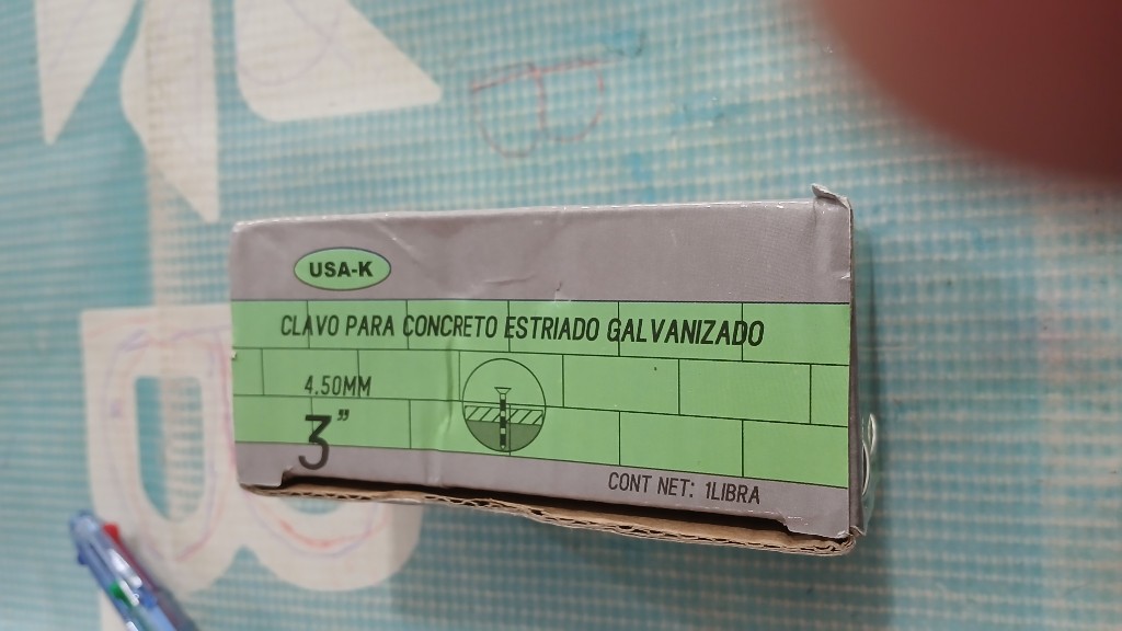 Caja de clavo acerado 3" (48 unidades) Covo