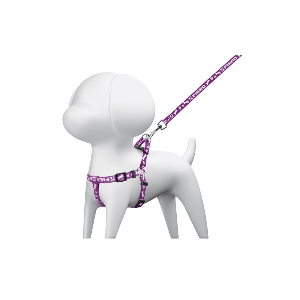 CORREA CON PECHERA PARA PERRO, 1 CM ANCHO, FIERO