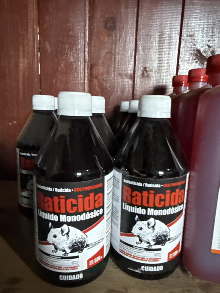 Raticida liquido monodosis