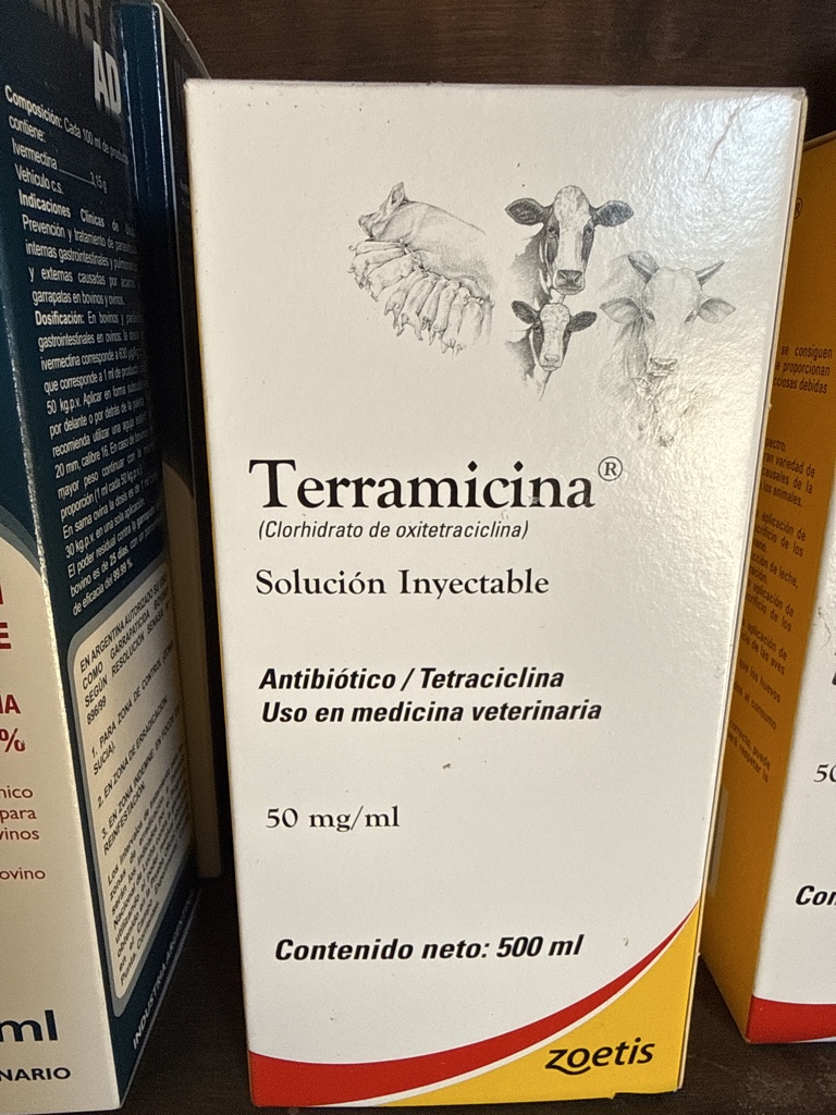 Terramicina inyectable 500ml