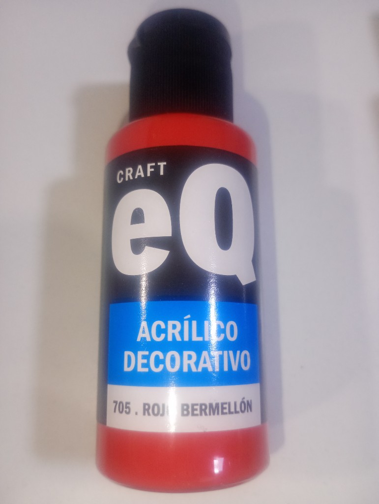 Acrílico Eq rojo bermellón
