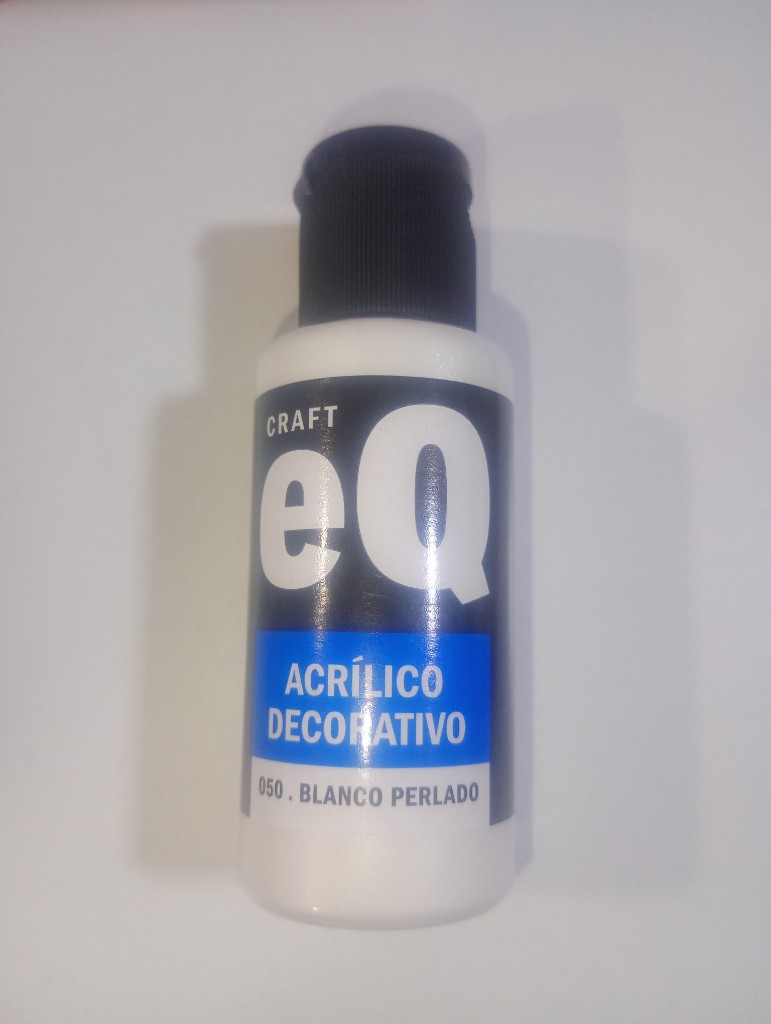 Acrílico Eq blanco perlado