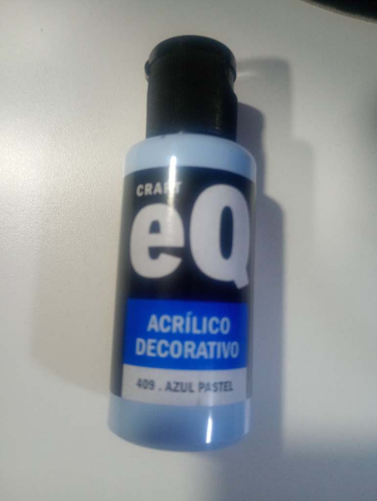Acrilico Eq azul pastel