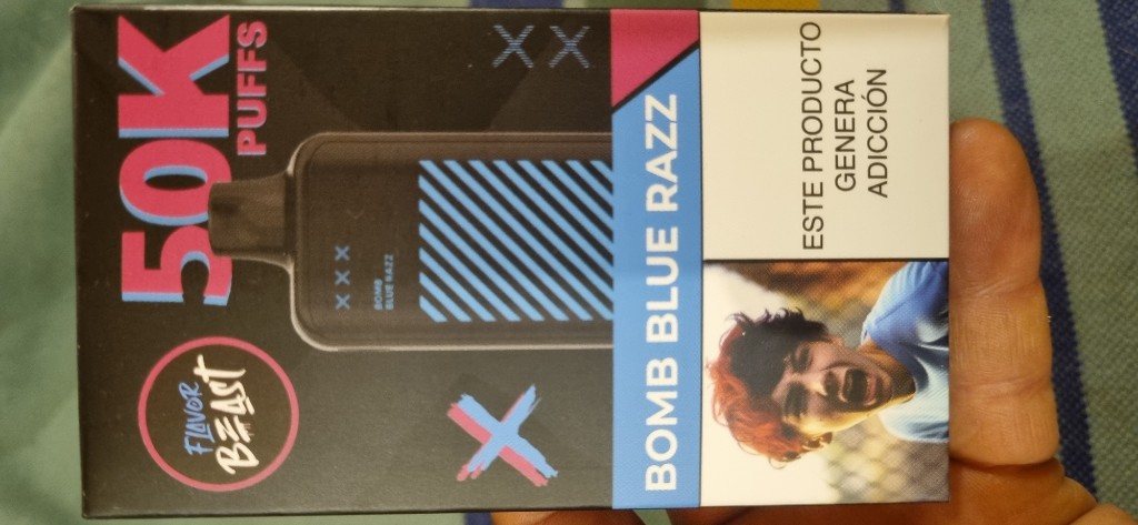 Flavor Beast Bomb Blue Razz 50K