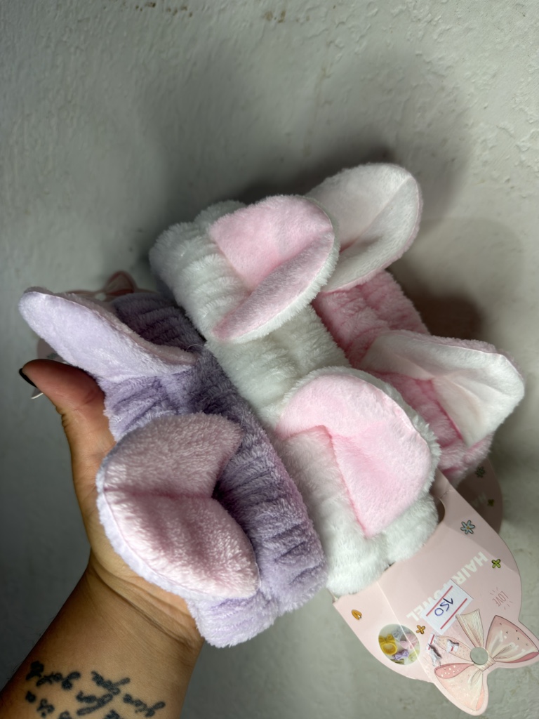 Diadema orejitas pastel