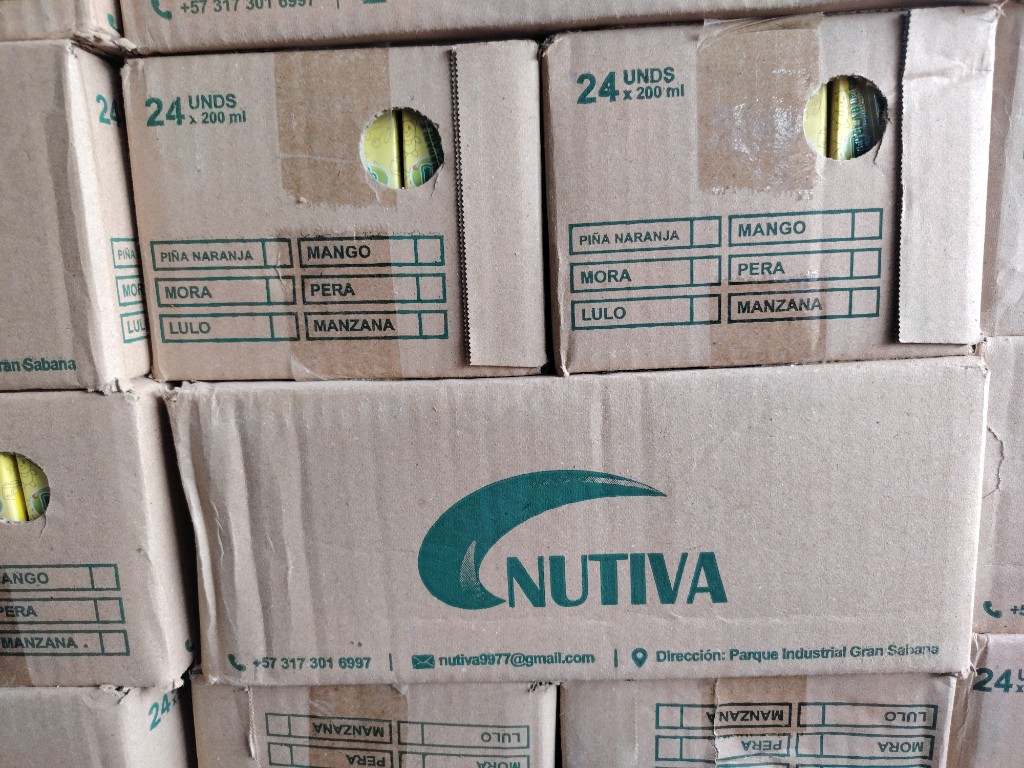 CAJA DE JUGO NUTIVA 200ML X24