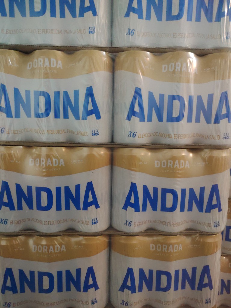 PACA DE ANDINA DORADA LATA 269 ML X24