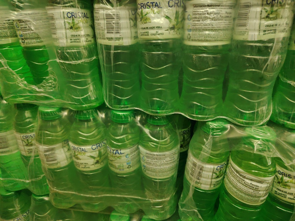 PACA DE CRISTAL ALOE PET 330 ML X12