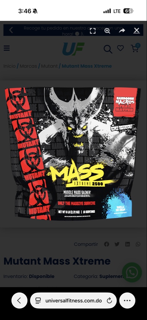 Mass extreme mutant 2,500