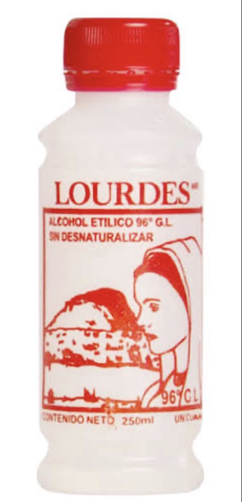 Lourdes alcohol etilico 250ml