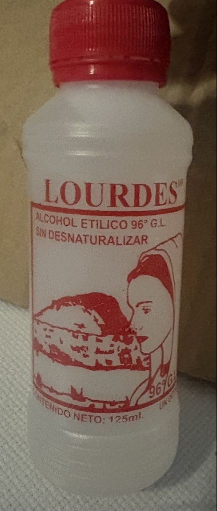 Lourdes alcohol etilico 125ml