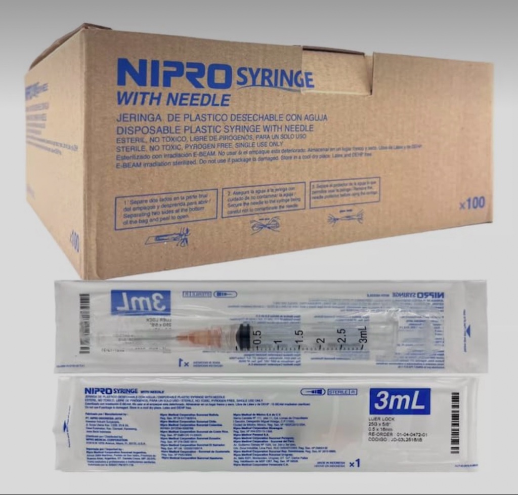 Nipro jeringa 3mL
