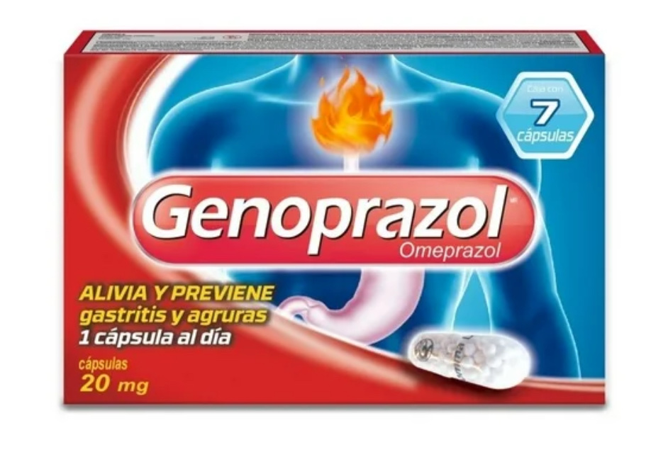 Genoprazol 20 mg cápsulas