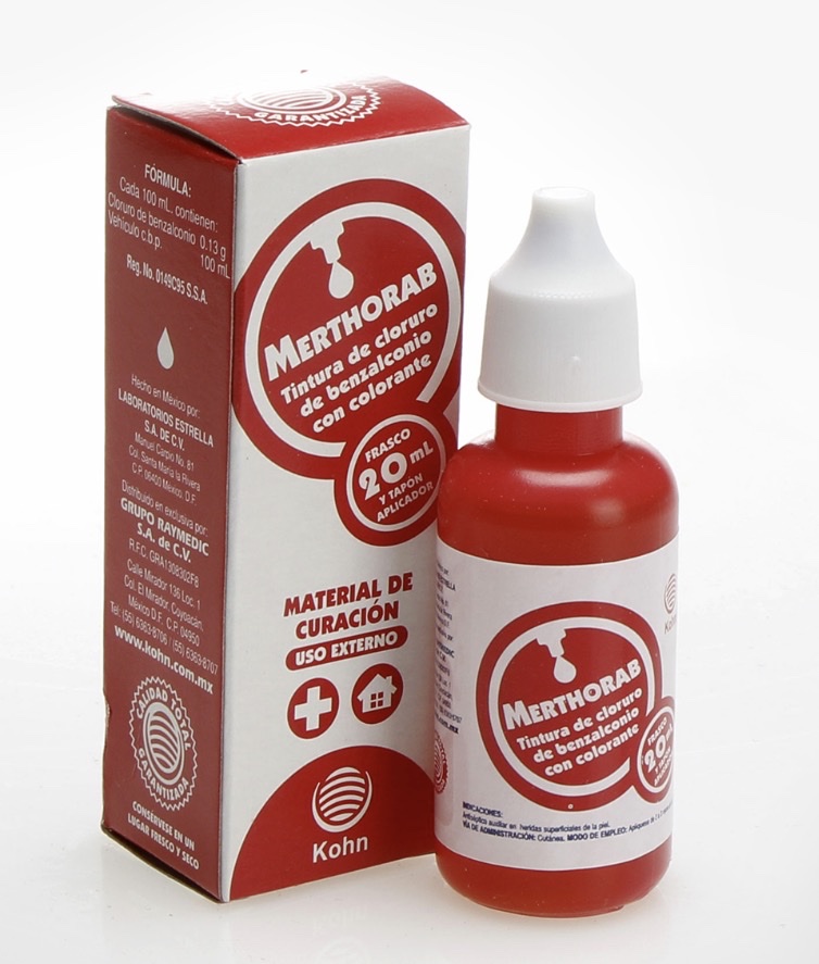 Merthiolate Rojo 20 ML