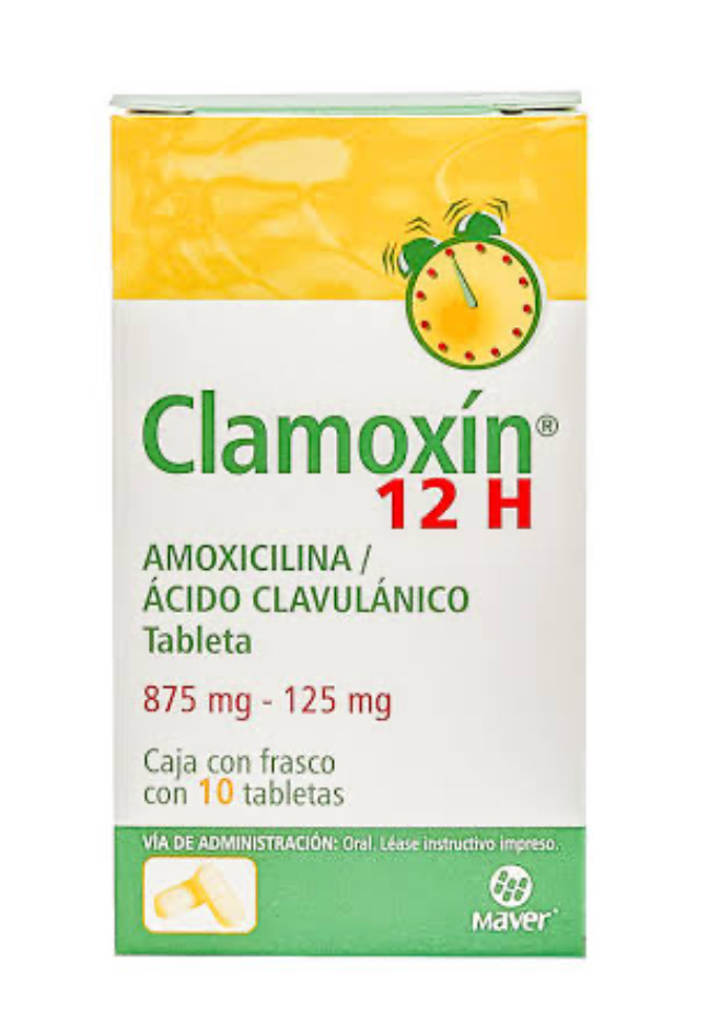 Clamoxin 12 H tabletas