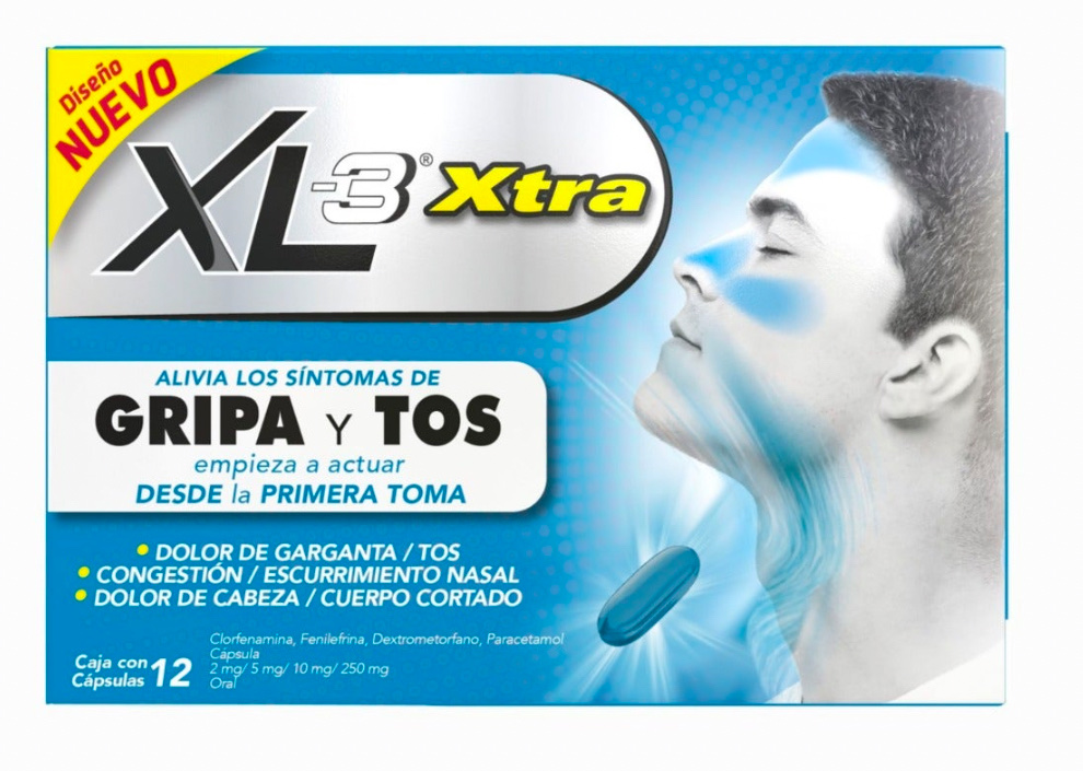 XL-3 Xtra Gripe y Tos