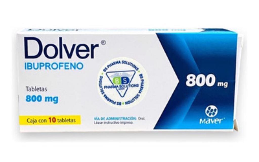 Dolver Ibuprofeno 800 mg