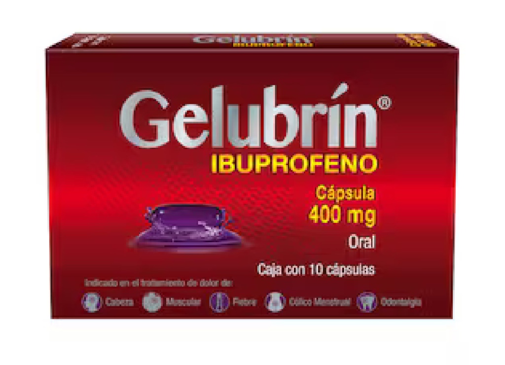 Gelubrin Ibuprofeno 400 mg