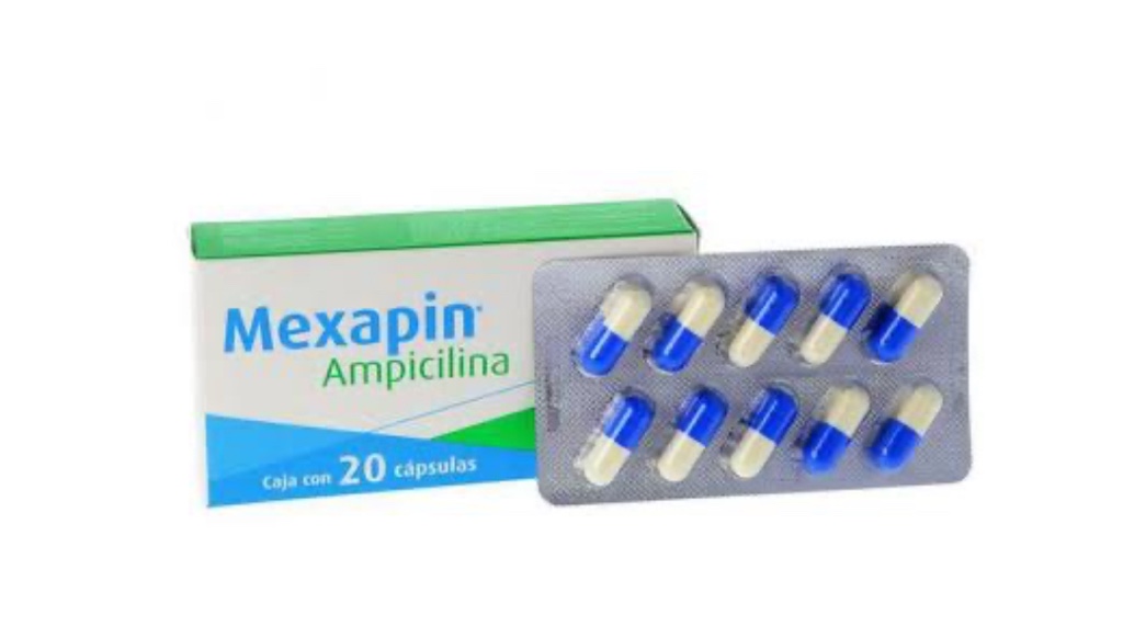 Mexapin Ampicilina 20 capsulas