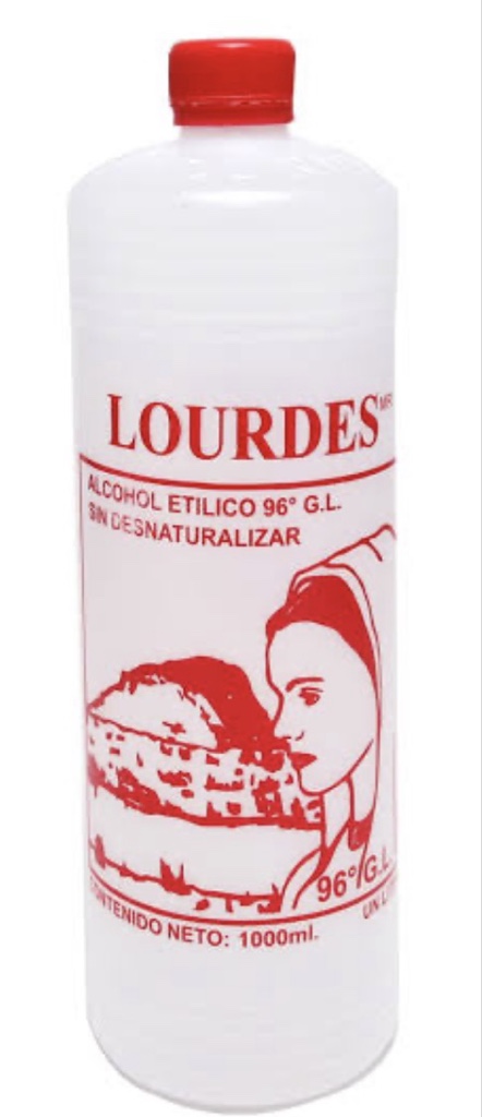 Lourdes alcohol etilico 1L