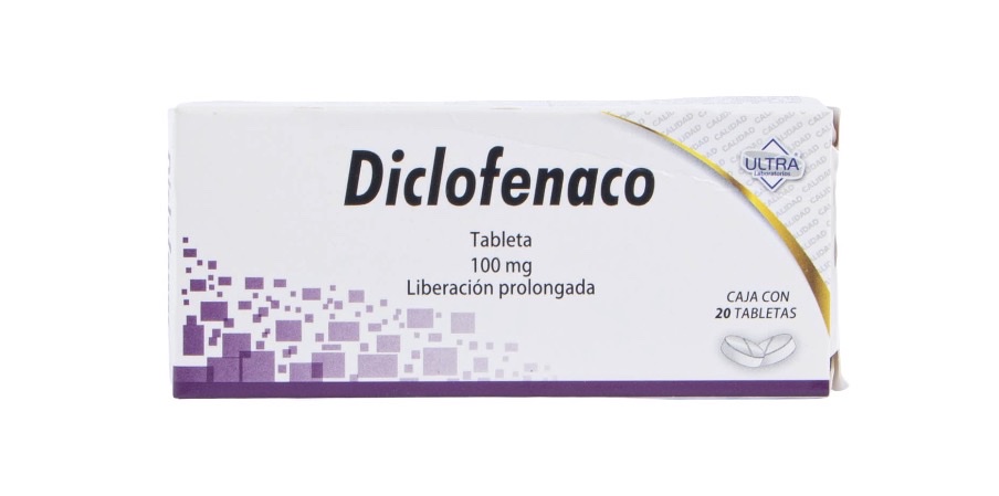 Diclofenaco 100 mg tabletas
