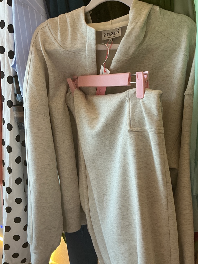 Conjunto Pans frío gris claro dos piezas