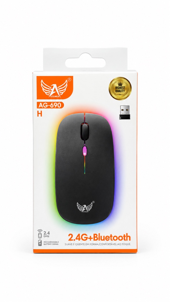 Mouse s/fio Bluetooth