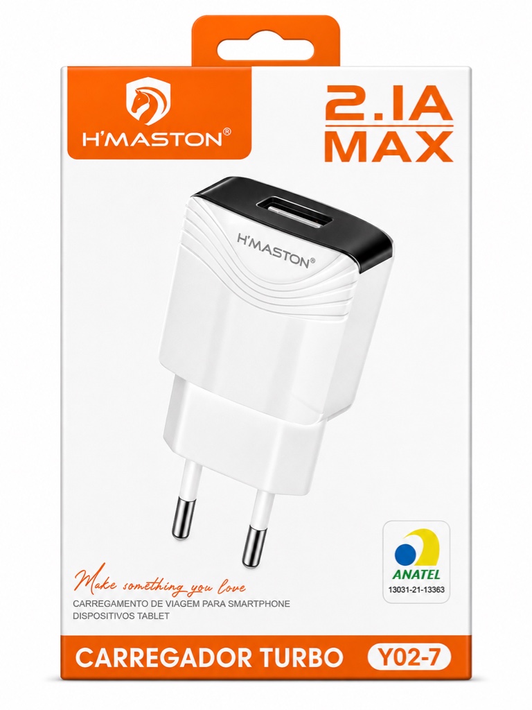 Fonte USB 2.1A Y02-7 Hmaston
