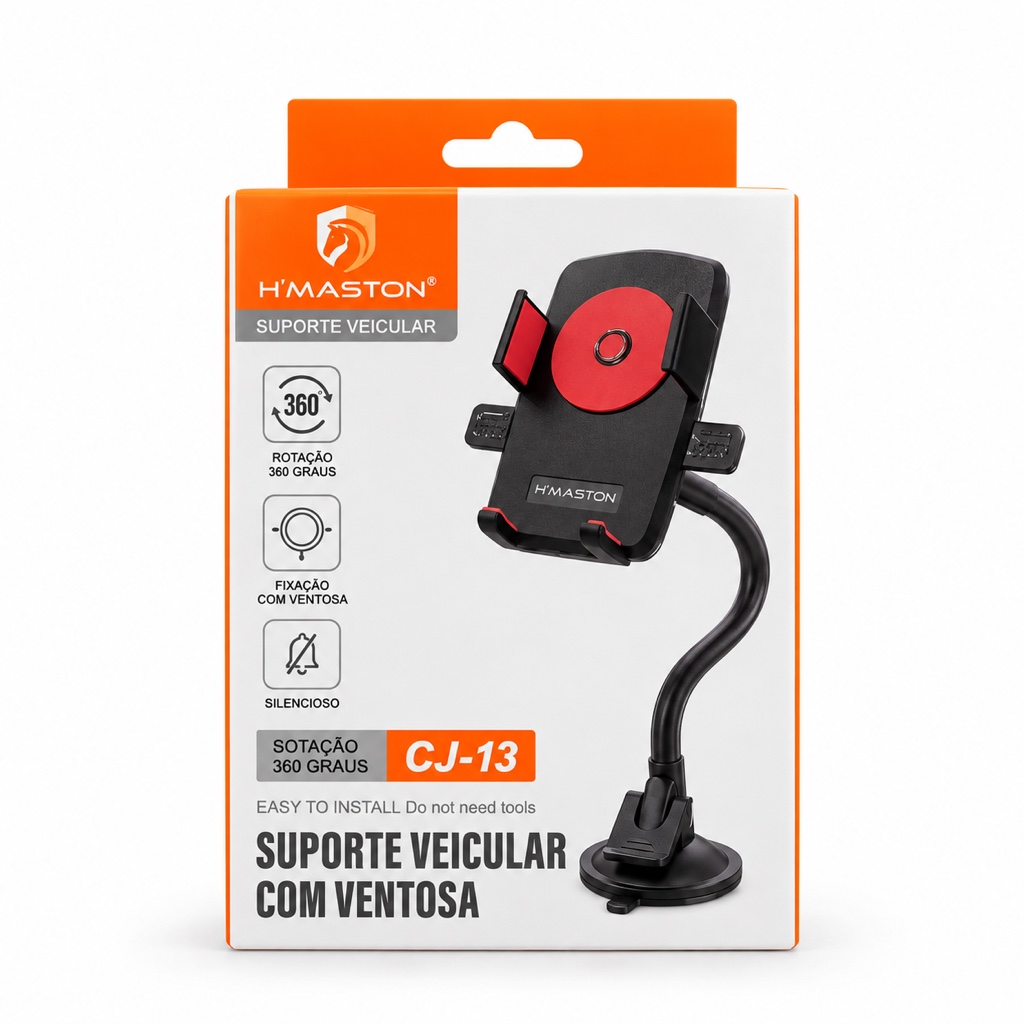 Suporte P/ Carro Hmaston com ventosa Cj-13