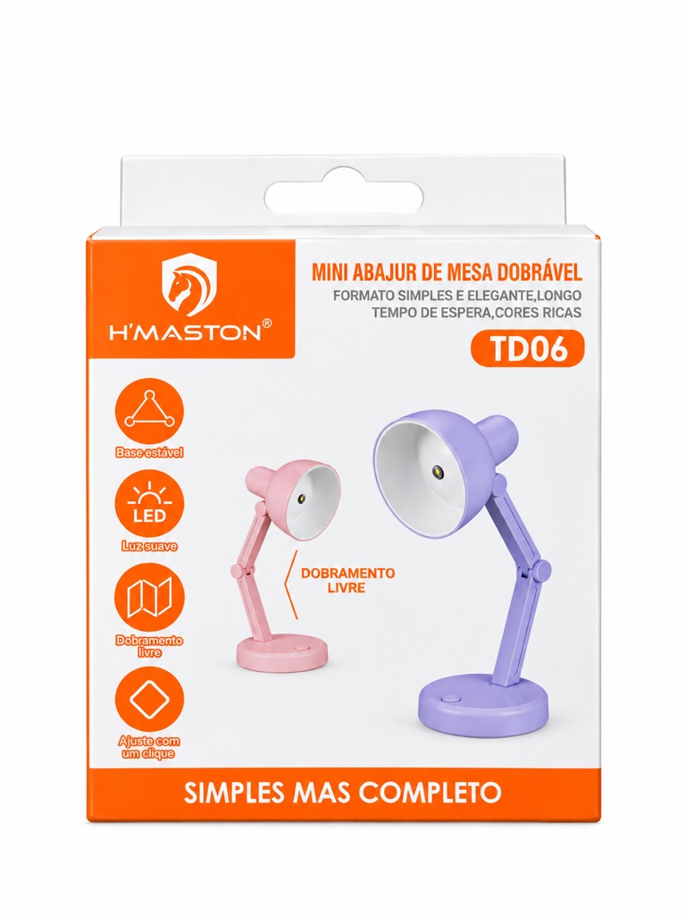 Mini abajur de mesa TD06