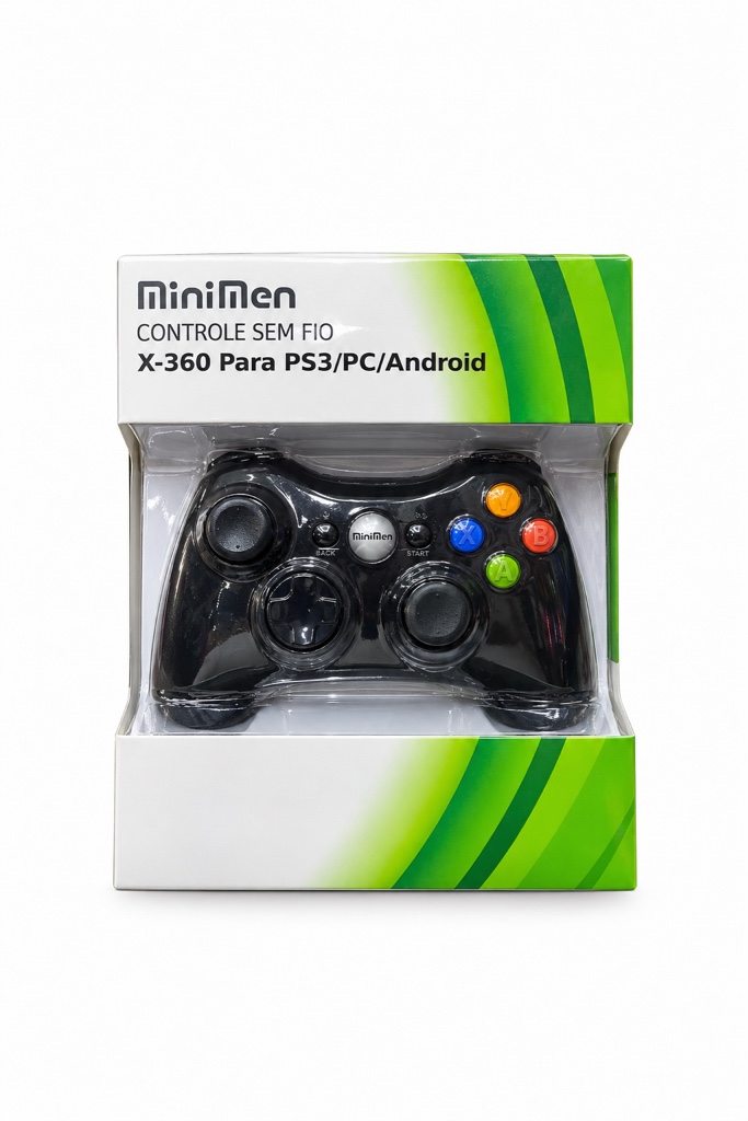 Manete Sem Fio X-Box 360 MM-SB361