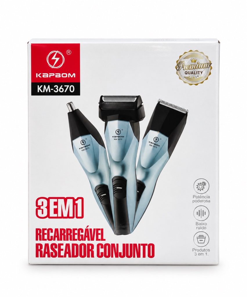 Máquina 3em1 kapbom KM-3670