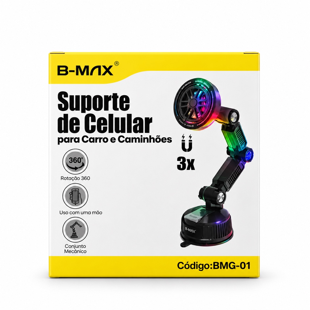Suporte P/ Carro Magnético B-Max Bmg-01