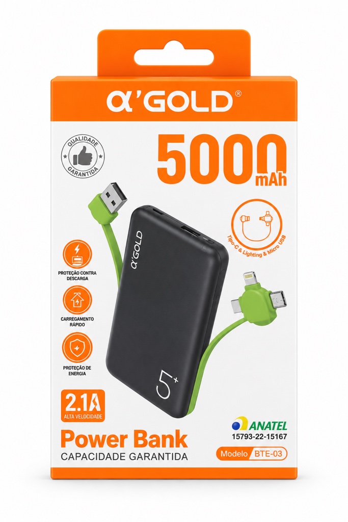 Power Bank A’gold 5000 BTE-03