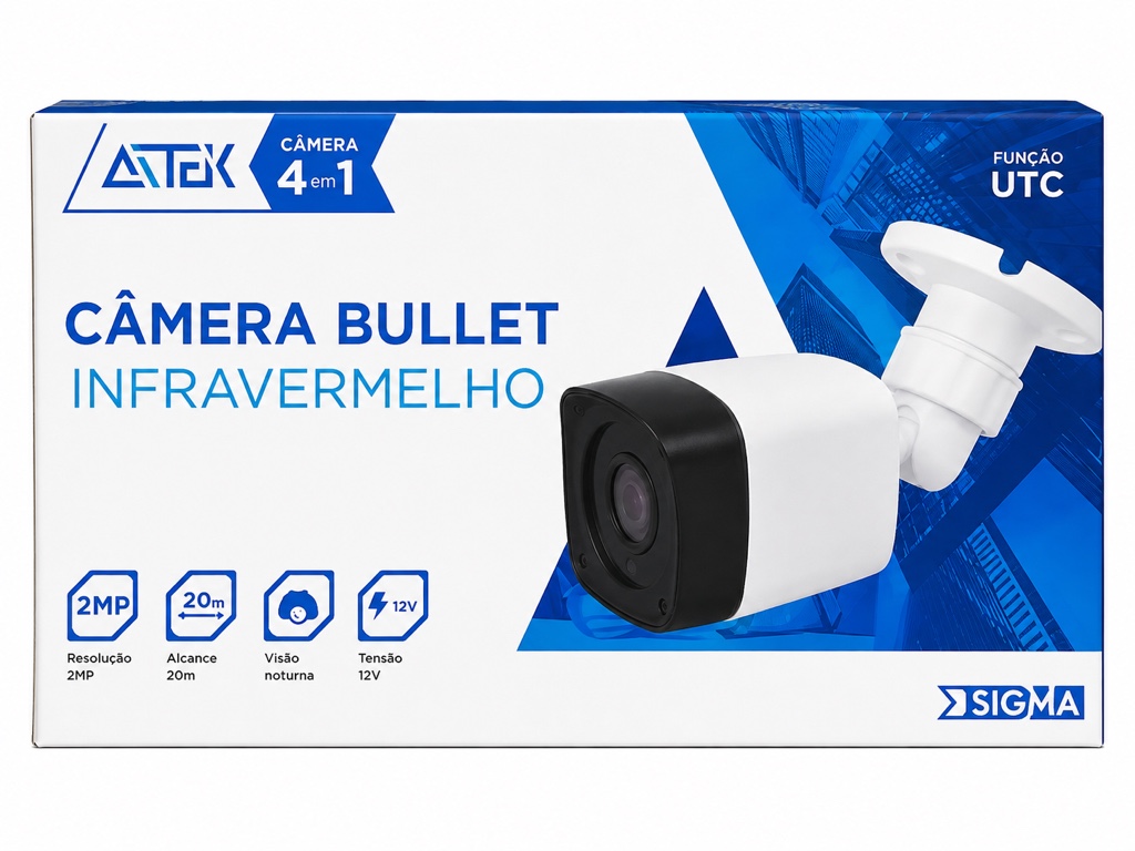 Câmera Bullet Infravermelho Aitek Sigma-M2120