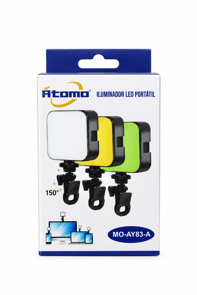 Iluminador Led Portátil Átomo Mo-Ay83-A